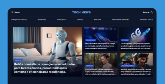 Imagem do projeto TechNews
