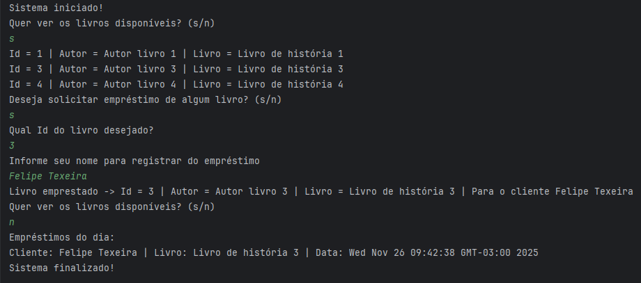 Imagem do projeto clube sistema de livraria