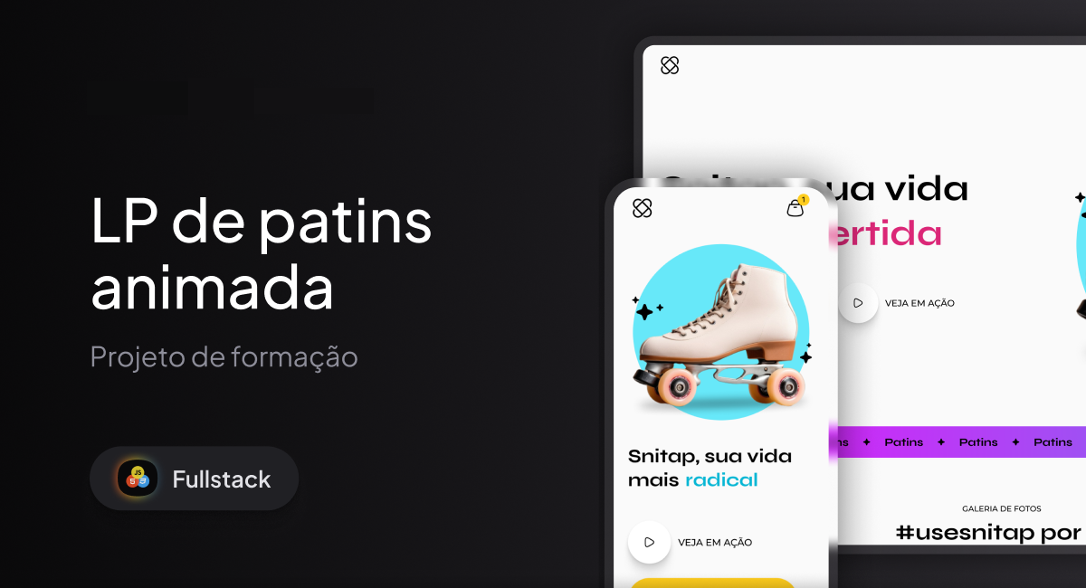 Imagem do projeto Pagina de Patins Animada